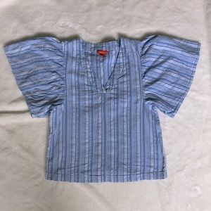 Blue & White Striped Joe Fresh Top